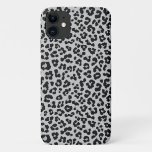 Graues Asche Leopard Cheetah Animal Print Muster Case-Mate iPhone Hülle