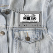 Graues Audiokassettenband Button (Insitu)