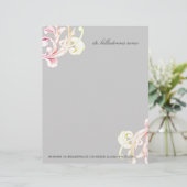 graues Aufflackern des Laub-311-Vivid Briefbogen (Stehend Vorderseite)