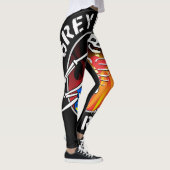 Graues Barett-Unisexstrumpfhosen Leggings (Rechts)