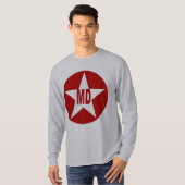 Graues basisches T-Shirt (Vorne ganz)