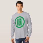 Graues basisches T-Shirt (Vorne ganz)