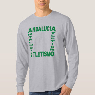 Graues basisches T-Shirt DESIGN ANDALUCIA ATLETISM
