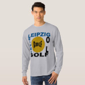 Graues basisches T-Shirt LEIPZIG GOLF (Vorne ganz)