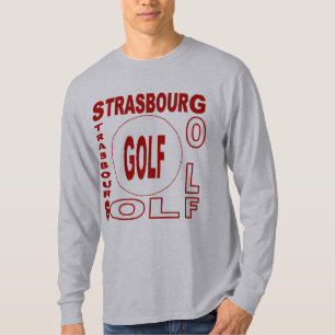 Graues basisches T-Shirt STRASSBURG GOLF