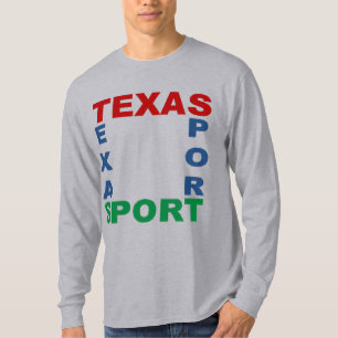 Graues basisches T-Shirt TEXAS SPORT
