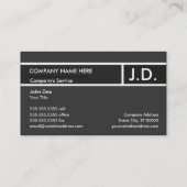 graues berufliches: Fußarzt Visitenkarte (Rückseite)