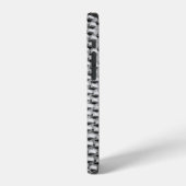 Graues Betonbau iPhone Hülle (Linke Seite)