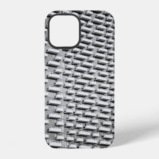 Graues Betonbau iPhone Hülle (Rückseite)