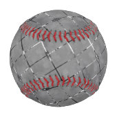 Graues Bild in Rechteck, Helligkeitsdraht untertei Baseball (Rückseite)