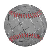 Graues Bild in Rechteck, Helligkeitsdraht untertei Baseball (Vorderseite)