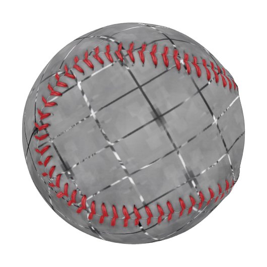 Graues Bild in Rechteck, Helligkeitsdraht untertei Baseball (Vorderseite Links)