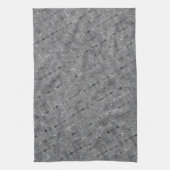 Graues Bild in Rechteck, Helligkeitsdraht untertei Geschirrtuch (Vertikal)