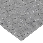 Graues Bild in Rechteck, Helligkeitsdraht untertei Kurzer Tischläufer (Ecke)