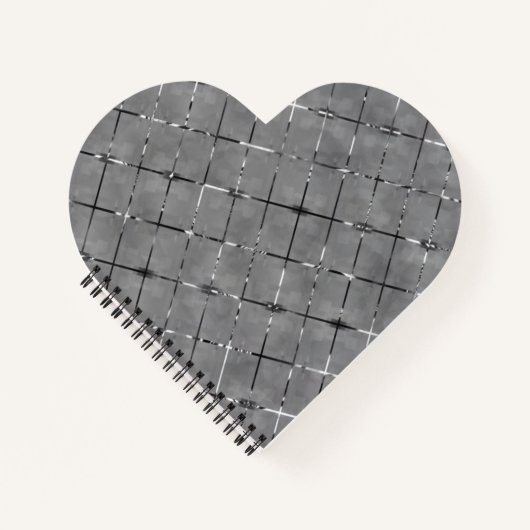 Graues Bild in Rechteck, Helligkeitsdraht untertei Notizblock (Vorderseite)