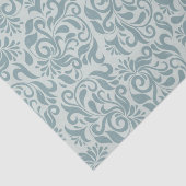 Graues blaues Brocade-Geschenk oder Dekoupage Tiss Seidenpapier (Ausschnitt)