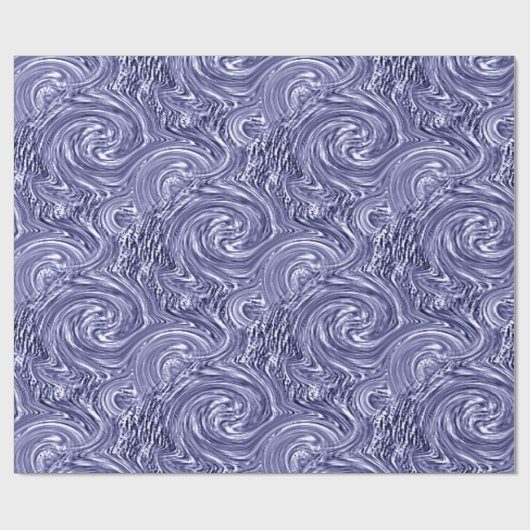 Graues blaues Schleifpapier Geschenkpapier (Flach)