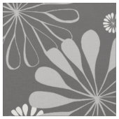 graues Blumengewebe Stoff (Nahaufnahme)