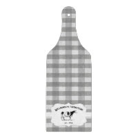 Graues Buffalo-Kariertes Landwirtschafts-Kuh-Schne