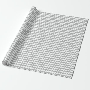 Graues Chevron-Geschenkpapier Geschenkpapier