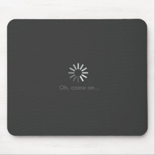 graues Computerladen-Symbol mousepad