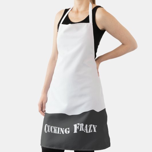 Graues Cucking Frazy Wortspiel wie Nucking Futs Schürze (InSitu)