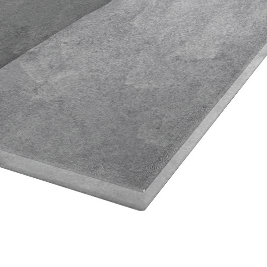 Graues dekoratives Glasschneiden-Brett 11,5 " x8 " Schneidebrett (Ecke)