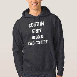 GRAUES der HOODIE-SWEATSHIRT der Hoodie