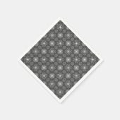 Graues Design Serviette (Ecke)