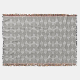 Graues Diamantmuster Decke
