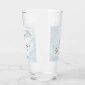 Graues Dolphin Personalisiert Glass Glas (Links)