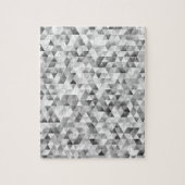 Graues Dreieckmuster Puzzle (Vertikal)