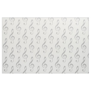 Graues dreifacher Clef-Muster-Gewebe Stoff
