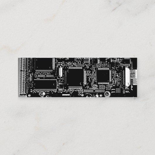 Graues dünnes umkreisen Sie b- u. w-2 Visitenkarte (Vorderseite)