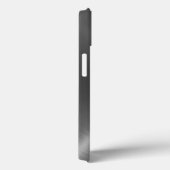 Graues Edelstahlmetall Case-Mate iPhone Hülle (Rückseite / Rechts)