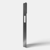 Graues Edelstahlmetall Case-Mate iPhone Hülle (Rückseite / Rechts)