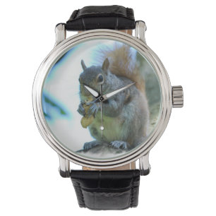 Graues Eichhörnchen Armbanduhr