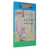 Graues Eichhörnchen im Wald Klemmbrett (Rechts)