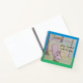 Graues Eichhörnchen im Wald Notizblock (Innenseite)