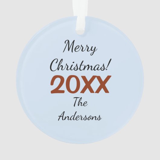 Graues Eichhörnchen in Dogwood-Blätter Personalisi Ornament (Rückseite)