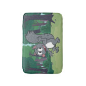 Graues Eichhörnchen-Wellenartig bewegen Badematte (Vorderseite Vertikal)