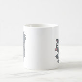Graues Eichhörnchen-Wellenartig bewegen Kaffeetasse (Mittel)