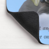 Graues Engel ~, das ich glaube Mousepad (Ecke)