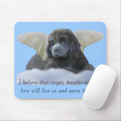 Graues Engel ~, das ich glaube Mousepad (Mit Mouse)