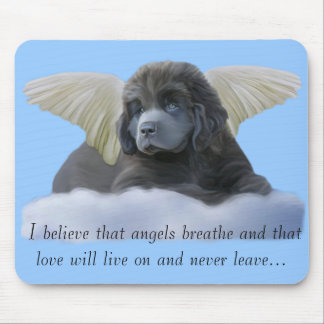 Graues Engel ~, das ich glaube Mousepad