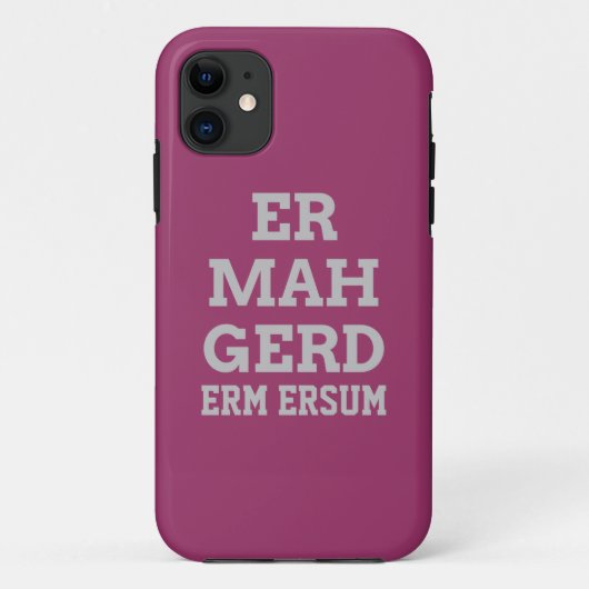 Graues Ermahgerd iPhone 5 Selten dort Fall Case-Mate iPhone Hülle (Rückseite)