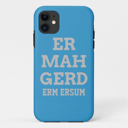 Graues Ermahgerd iPhone 5 Tough Xtreme Case (Rückseite)