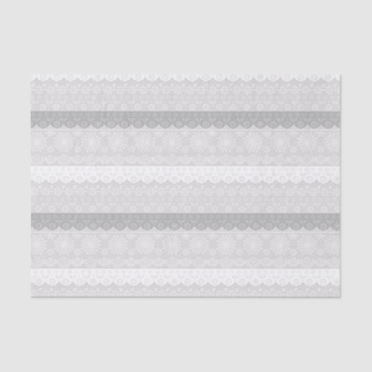 Graues Eyelet-Spitzen-Tissue Paper Seidenpapier (Vorderseite)