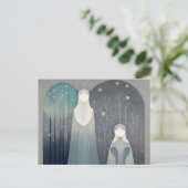 Graues Familienportrait, Postkreuzung Postkarte (Stehend Vorderseite)