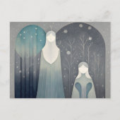 Graues Familienportrait, Postkreuzung Postkarte (Vorderseite)